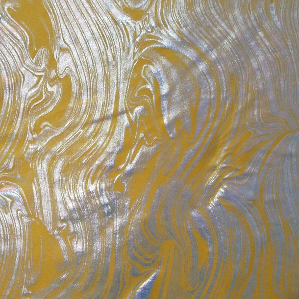 Metallic Swirl Magma Abstract Art Sculpture