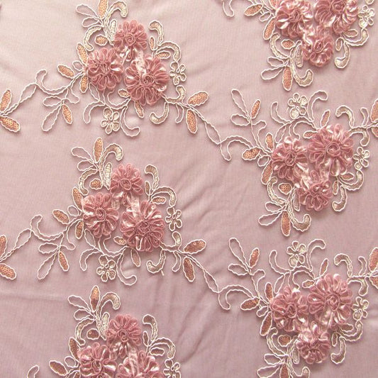 Handcrafted Floral Embroidery Art