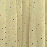 Glitter/ glued sequins on Mesh