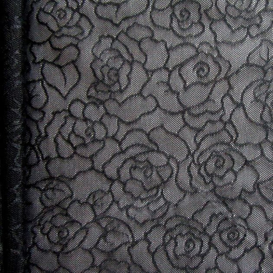 Premium Embroidered Mesh Fabric
