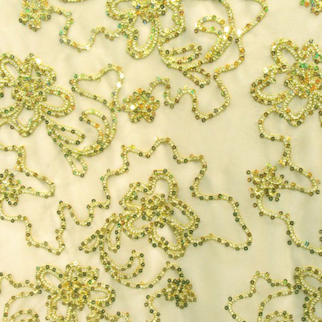 Sequins on Mesh