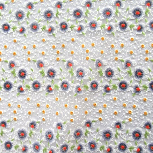 Elegant Floral Lace Fabric