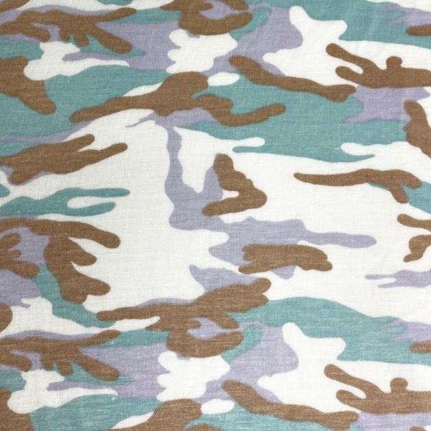Camo Poly/Rayon