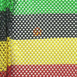Stripe Big Hole Mesh - Rasta