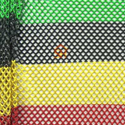 Stripe Big Hole Mesh - Rasta