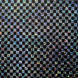 Classic Black and White Checkerboard Pattern Fabric