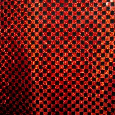 Classic Black and White Checkerboard Pattern Fabric