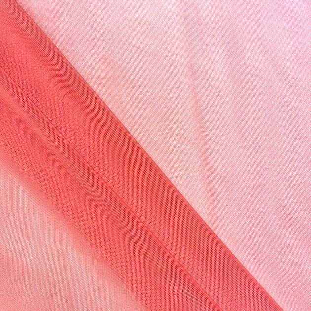 Salmon Sheer Mesh
