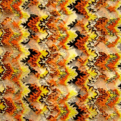 Premium Embroidered Mesh Fabric