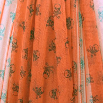 Skull Print Mesh