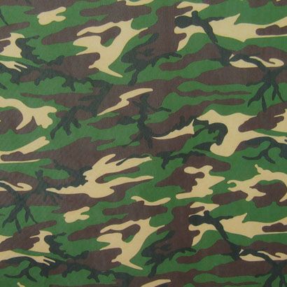 Camouflage Print on Mesh